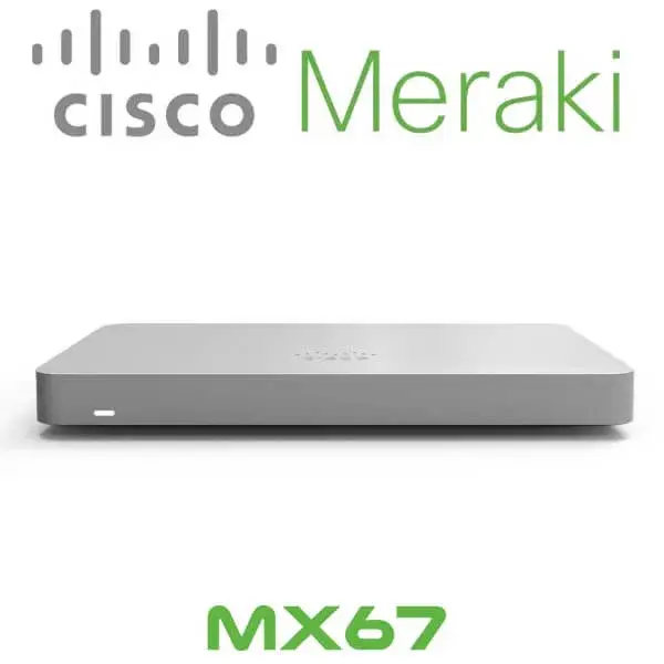 Cisco Meraki MX67 Security Firewall